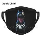 Маска-шарф с надписью Super hero  Supervillain-2 в 1, белая, Пылезащитная, стирающаяся