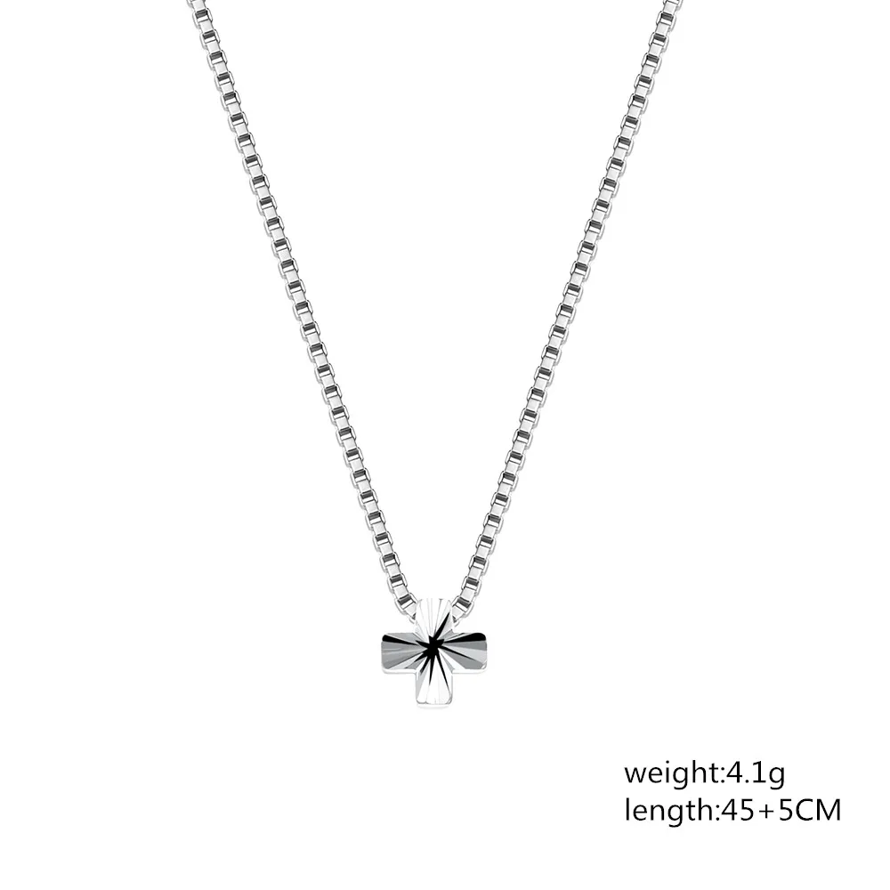 Женское ожерелье с подвеской в виде креста изысканное очаровательное колье