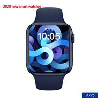 2021 new arrival ak76 smart watch women men games smartwatch bluetooth call heart rate1 75 inch remote camera for android ios