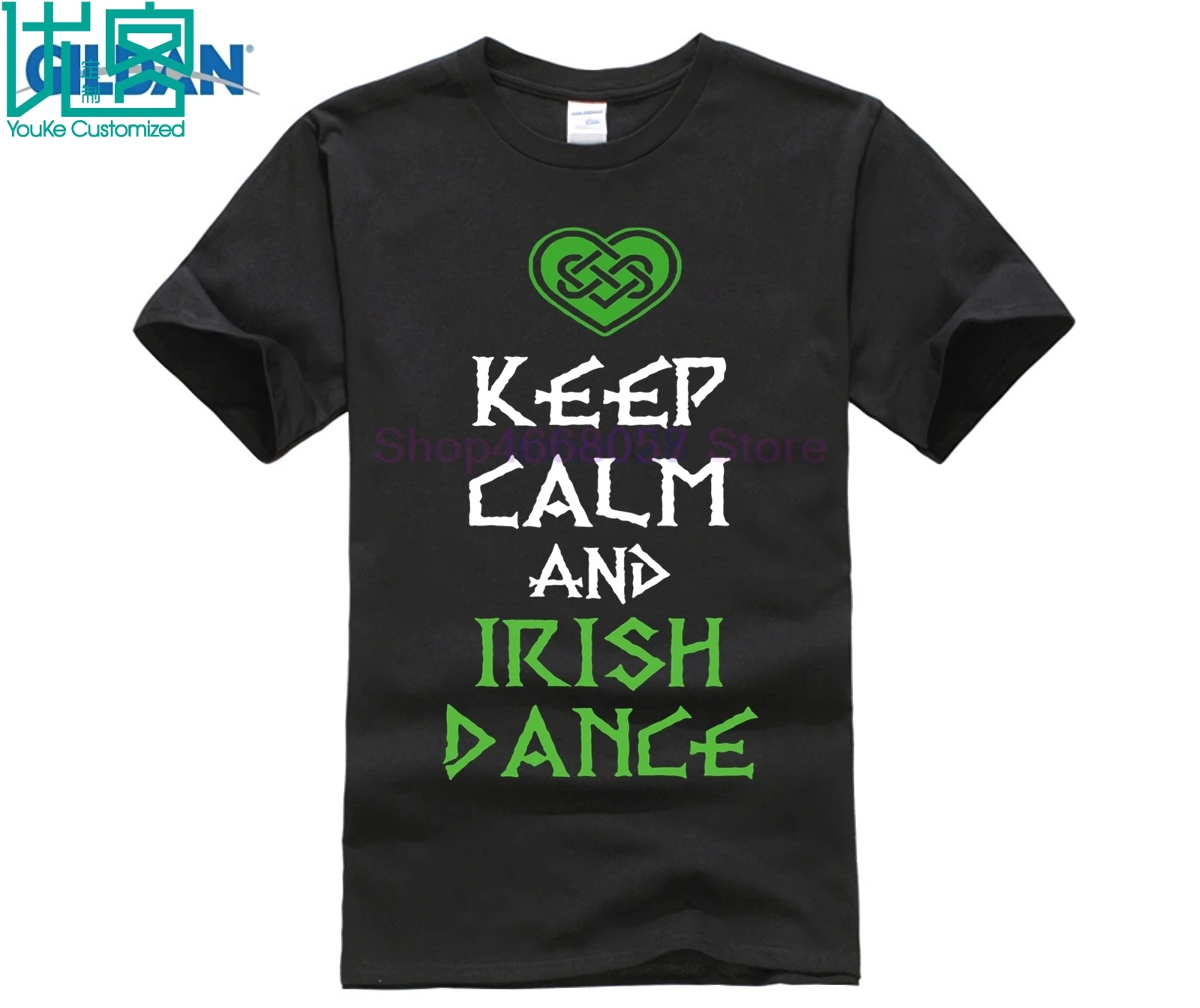Футболка KEEP CALM and IRISH DANCE | Мужская одежда