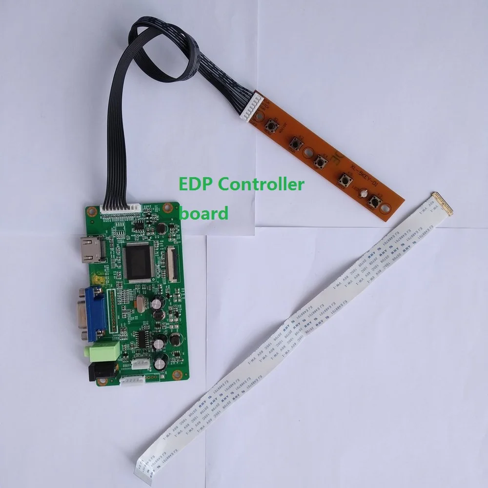 

for N173FGE-E13 30Pin LCD DRIVER SCREEN display Controller board EDP LED 1600X900 DIY monitor KIT VGA 17.3"