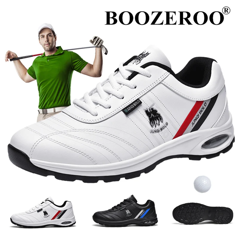 

2021 Men Golf Shoes Nonslip Waterproof Sports Shoes Outdoor Golf Training Shoes