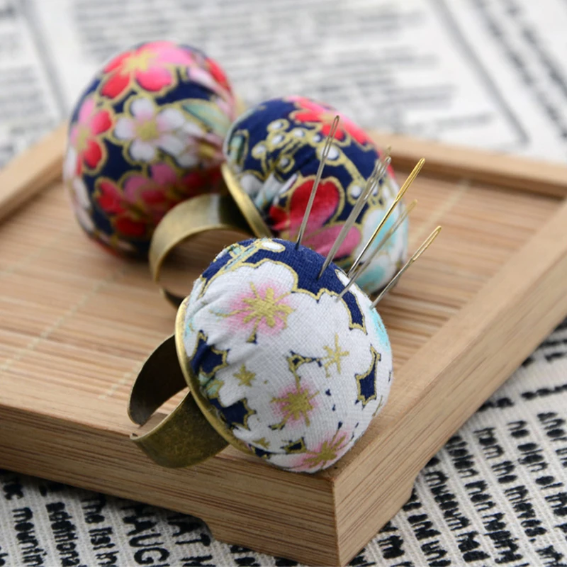 1 шт. случайный цвет регулируемые подушки для булавок с кольцом квилтинга