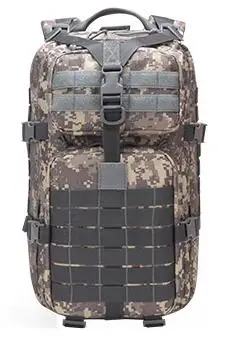 grey 40л Военный Тактический штурмовой пакет рюкзак армейский Molle Водонепроницаемый Ошибка сумка маленький рюкзак для наружного туризма кемпинга охоты - Цвет: grey