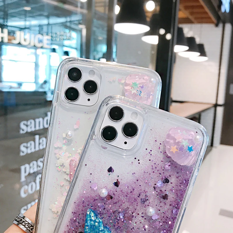 Чехол с 3d-изображением зыбучих песков и блесток для Huawei P40 P30 P20 Pro P10 P9 Plus Lite MATE 30 20 20X