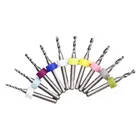 Мини-дрель Pcb 0,1-10,3-1,20,6-1,51,5-2,42,1-3,0 мм, карбид вольфрама для печатной платы, сверла с ЧПУ, 10 шт.