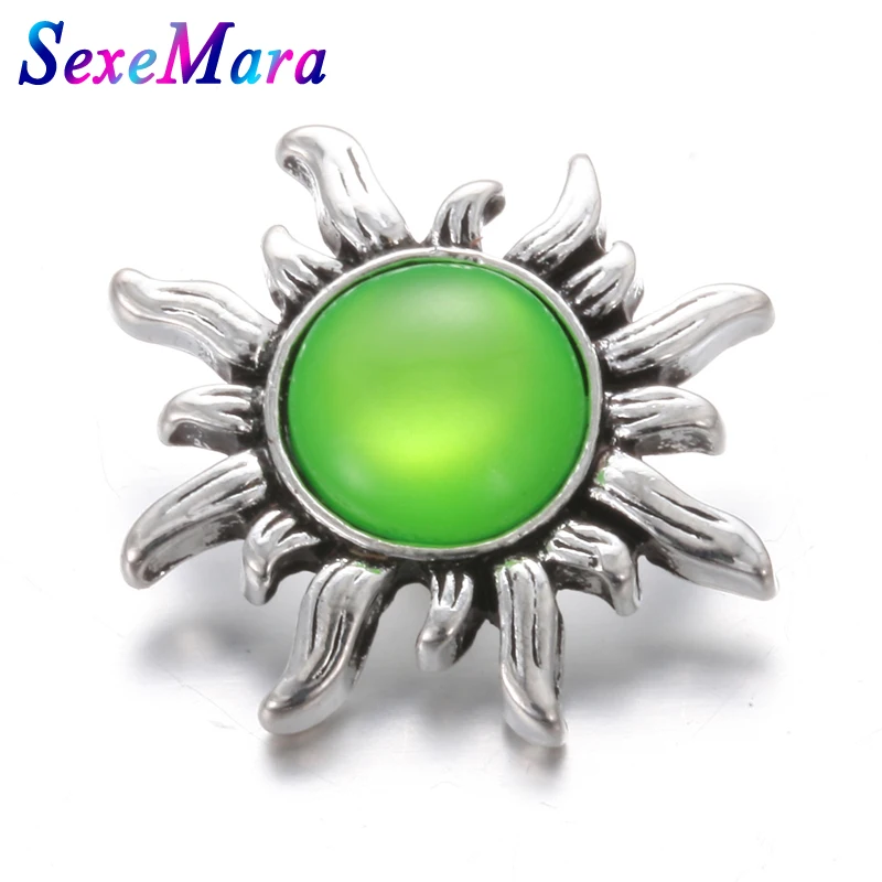 6 шт./лот Новые 18 мм кнопки ювелирные изделия со стразами камнями по месяцу