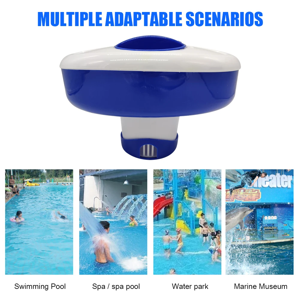 10 дюймов плавательный бассейн Спа складной дозатор для лекарств на плаву