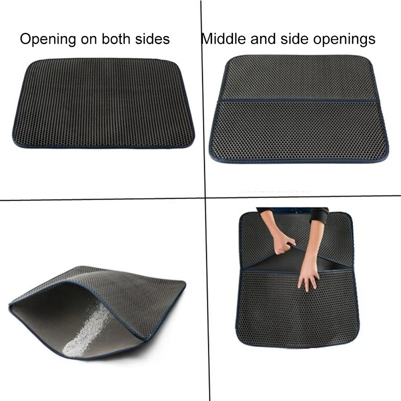 Новый коврик для кошачьего туалета двухслойная подкладка|Кровати и подстилки