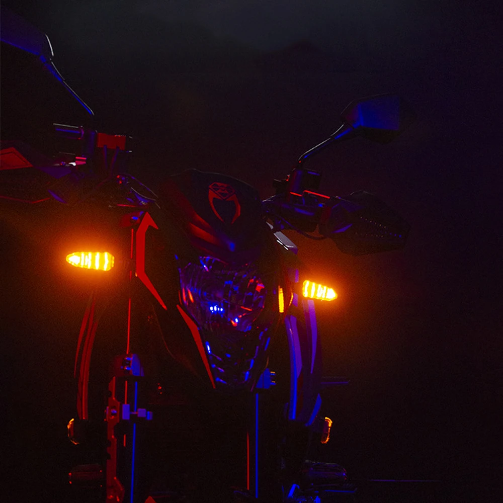 Указатель поворота для мотоцикла Spirit Beast желтая лампа светодиодные индикаторы