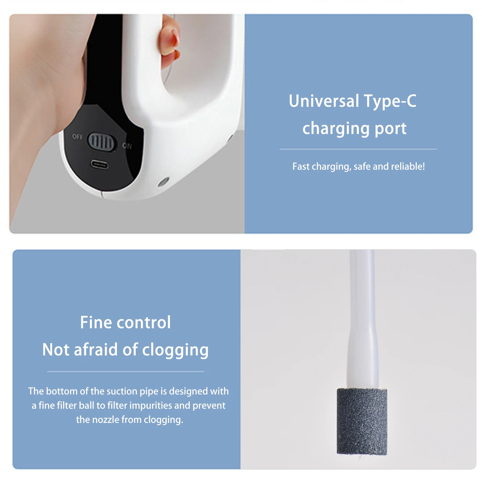 

Nano Mist Sprayer Machine Cordless Electric ULV Fogger Humidifier Handheld Largecapacity Liquid Storage Container For outgoing