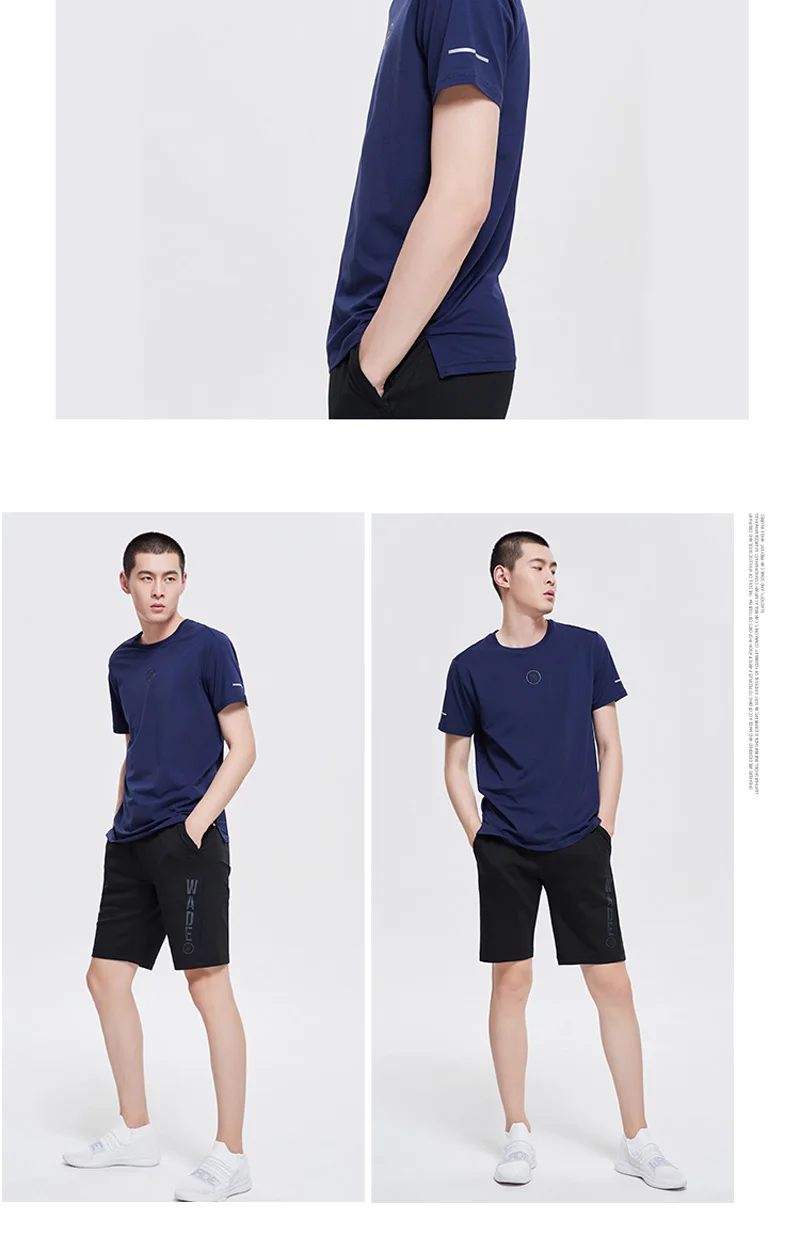 Li-Ning для мужчин серия Уэйд Джерси 95% хлопок+ 5% спандекс дышащая Обычная посадка подкладка комфорт спортивные футболки ATSP109 MTS3069