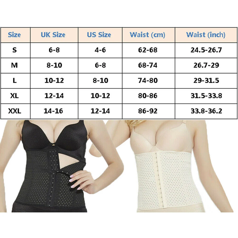 

Hot 2020 Women Waist Shaper Corset Latex Cincher Girdles Slimming Cummerbunds Ladies Waist Trainer Shapewear Belt Plus Size XXL