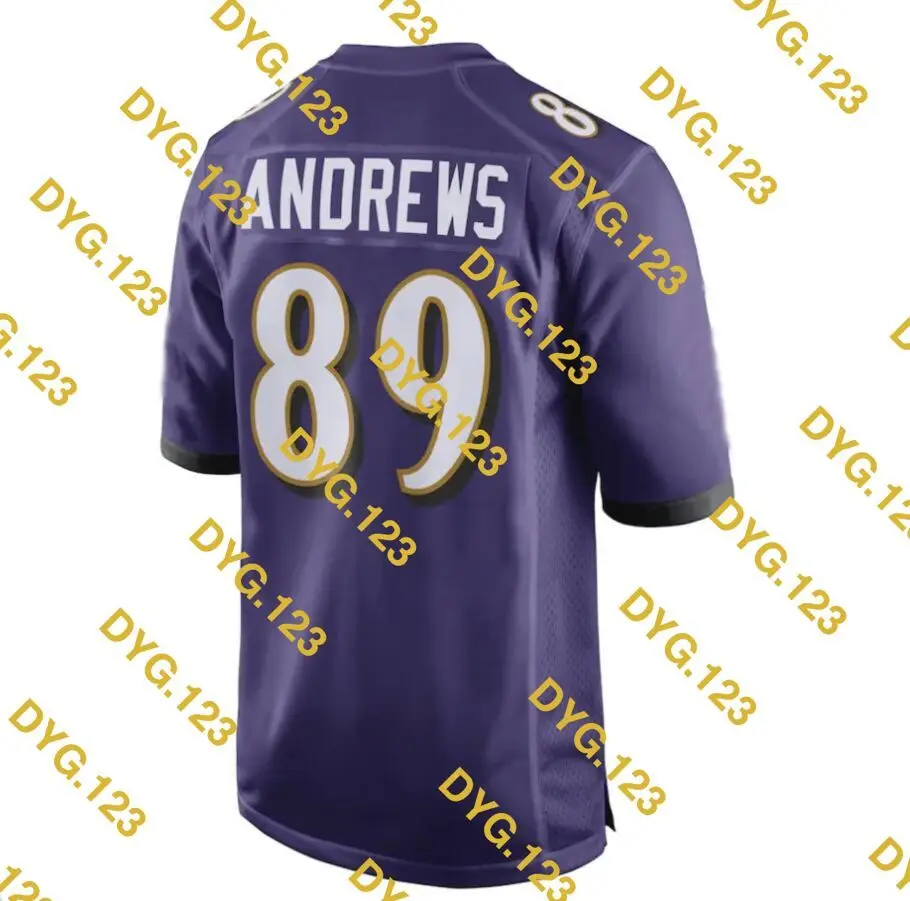 

Футбольная майка «Балтимор», фиолетовая, черная, белая