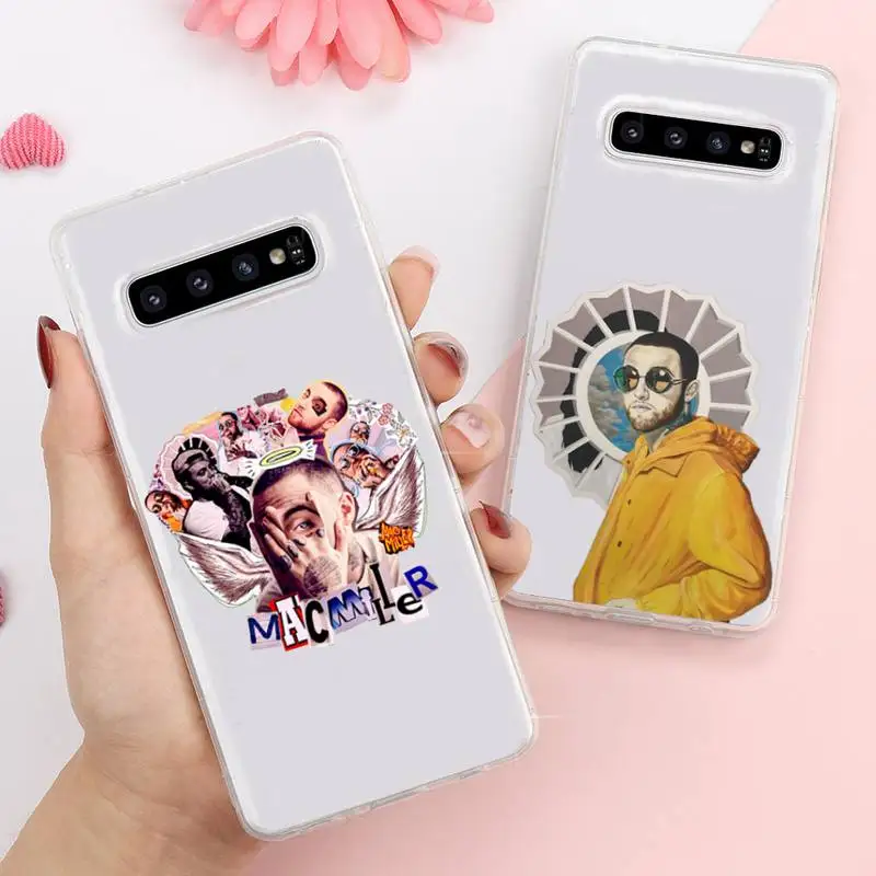 

0 Mac miller famous rapper Phone Case Transparent For Samsung Galaxy A S Note 9 11 10 51 50 71 70 80 20 21 30s ultra plus