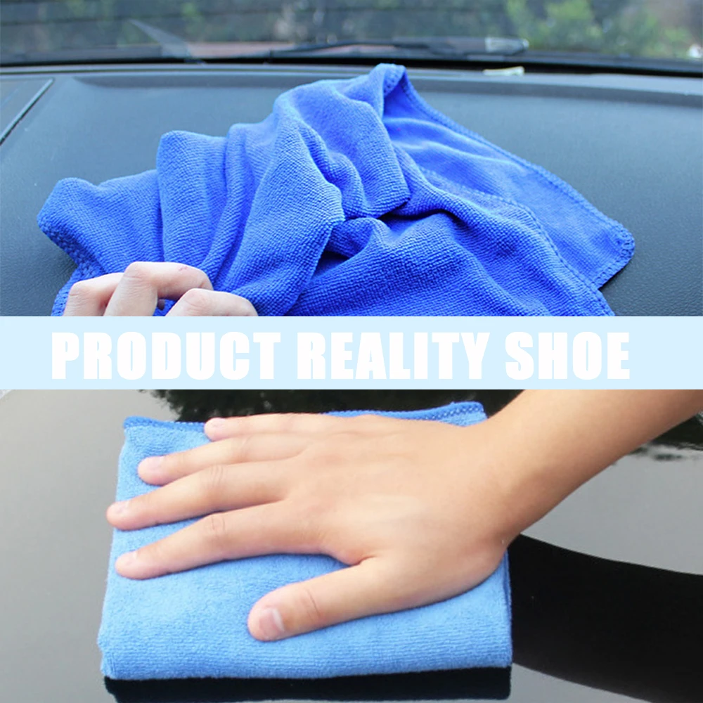 Полотенце из микрофибры для автомойки 5 шт. плюшевое Для Мойки автомобиля