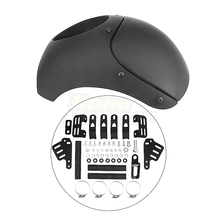 Для Harley Sportster XL 883 Dyna Street Glide мотоцикл Burly Outlaw 5 3/4 &quotфара обтекатель лобового стекла