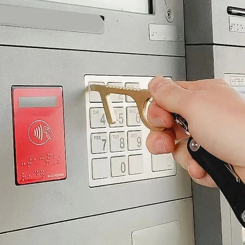 

Reusable Non-Contact Door Opening Tool Easy-To-Carry Elevator Non-Contact Button Tool-Zero-Touch Hand Free tool-