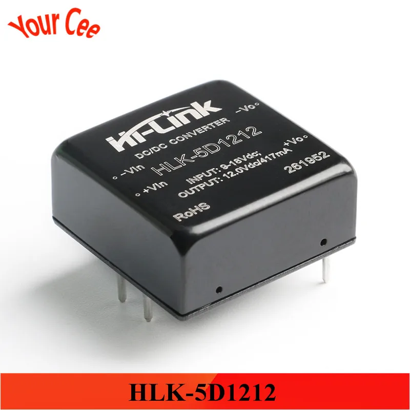 DC-DC 5W Isolated Converter Power Supply Module 12V to 5V/12V/15V 24v 5V/12V HLK-5D2405/5D1205/5D1212/5D1215/5D2412 | Электроника