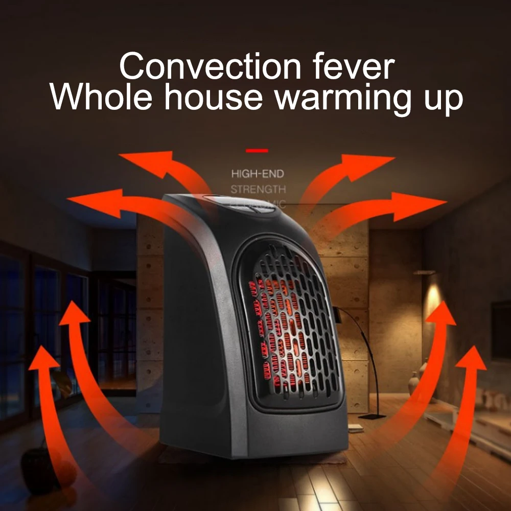 Мини Электрический настенный обогреватель портативный подключаемый