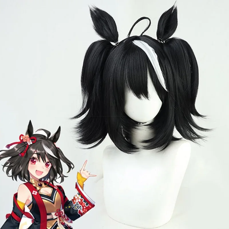 Купи Uma Musume Pretty Derby Kitasan Cosplay Wig Hair Heat Resistant Synthetic Hair Party Wigs за 1,748 рублей в магазине AliExpress