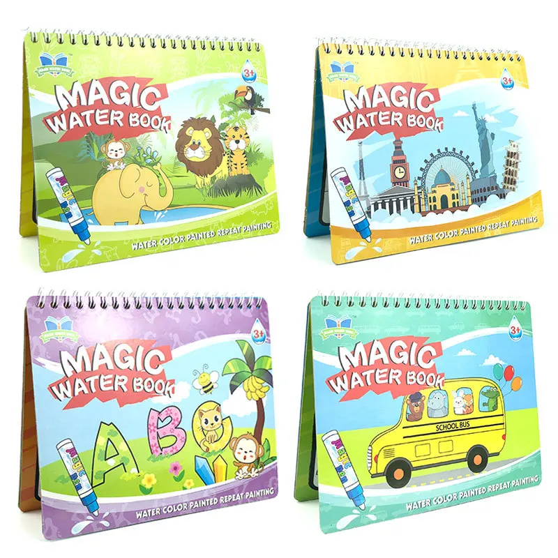 

Magic Water Drawing Book Coloring Book Doodle Magic Pen Painting Drawing Board Kids Toys Birthday Christmas New Year Gift