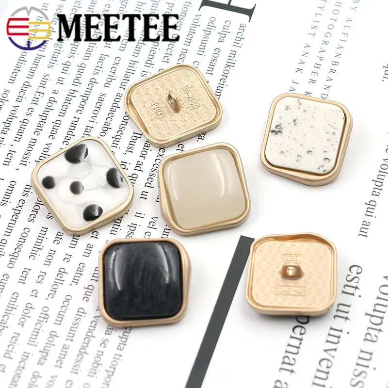 Meetee 20 шт. металлические пуговицы в горошек для масляных плотов 18-35 мм ретро с