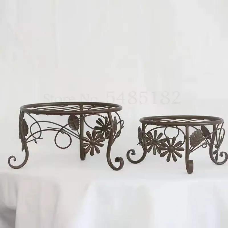 Железный Держатель для цветочных горшков вентилируемый держатель комплект из