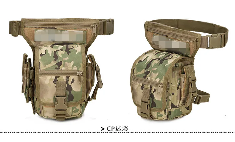 multicam Тактические сумки для ног на открытом воздухе для охоты, пеших прогулок, поясная сумка для ног, военная сумка для страйкбола, кемпинга, альпинизма, спортивные сумки - Цвет: multicam