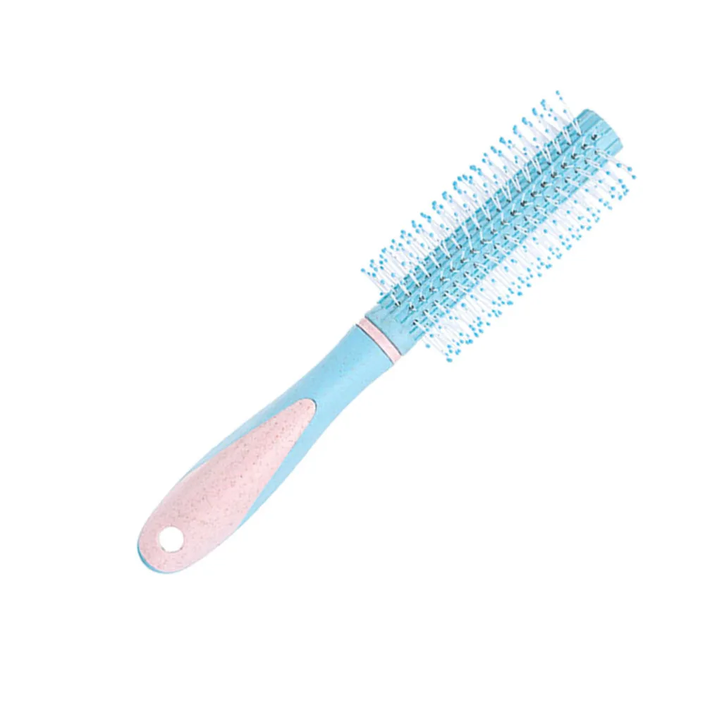 

Wheat Straw Hair Comb Candy Colored Cylindrical Roller Comb Hair Comb