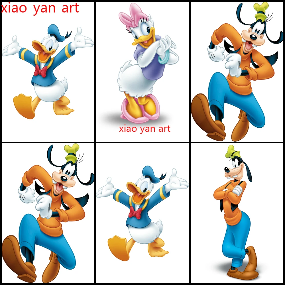 

Набор для алмазной вышивки «Минни Микки», Дональд Дак 5D «сделай сам»