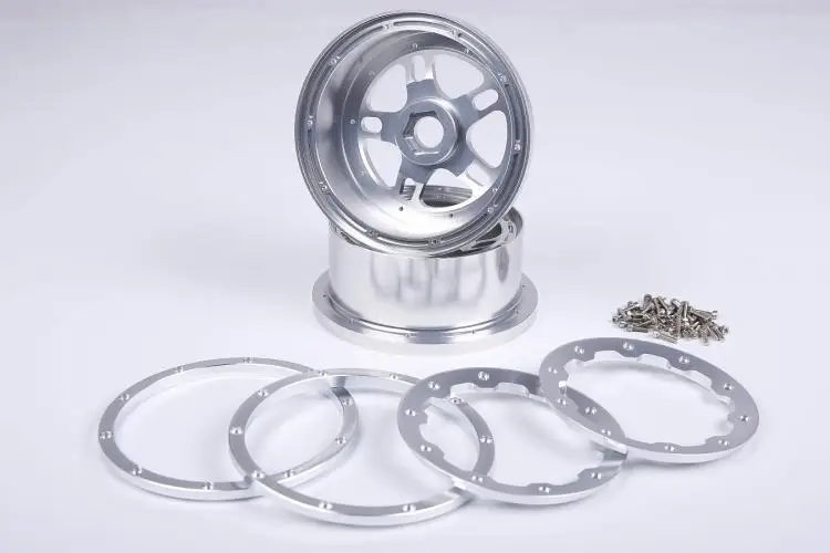 Алюминиевая Передняя Ступица колеса. Колесный обод для 1/5 HPI KM Rofun Baja 5b ss 5t 2 0 rc