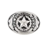 the state of texas pentagram star belt buckle for man western cowboy buckle without belt custom alloy width 4cm