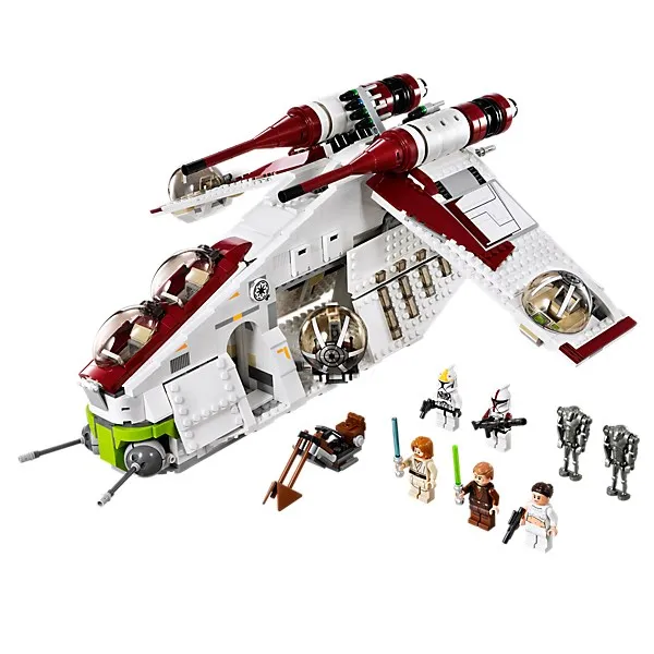 1224 шт. строительные блоки кирпичи 05041 совместимые с Legoingly 75021 серия StarWars