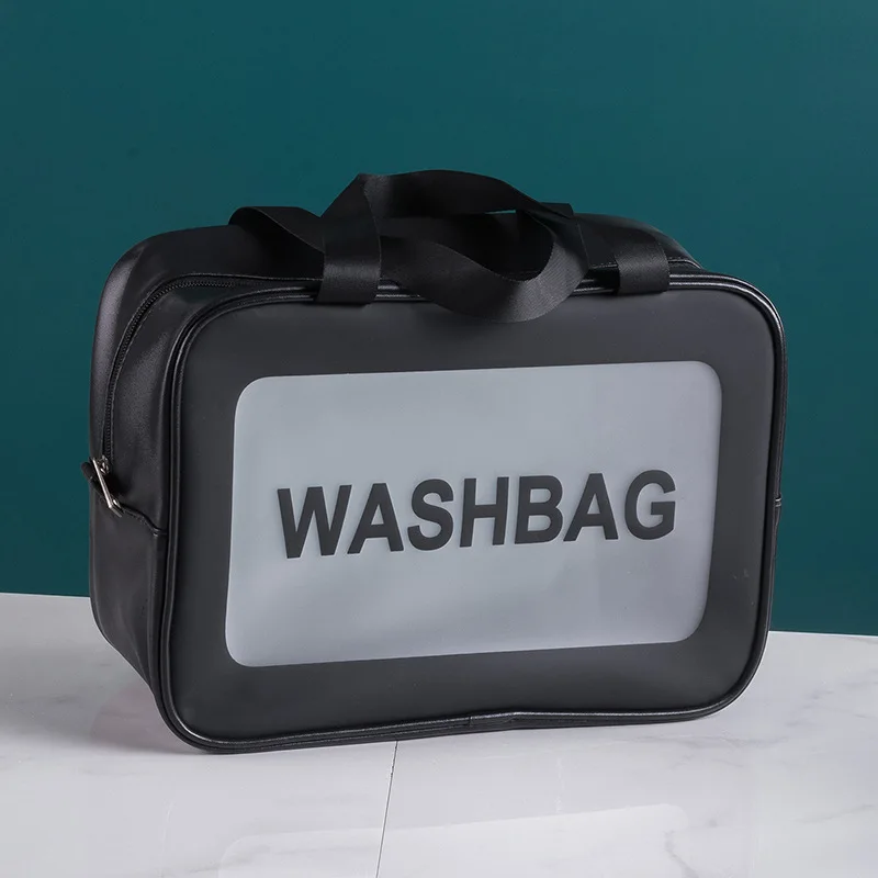

Travel Makeup Bag Women Men Large Waterproof Toiletries Cosmetic Bag Organizer Case Transparent MakeUp Storage Wash Toiletry Bag