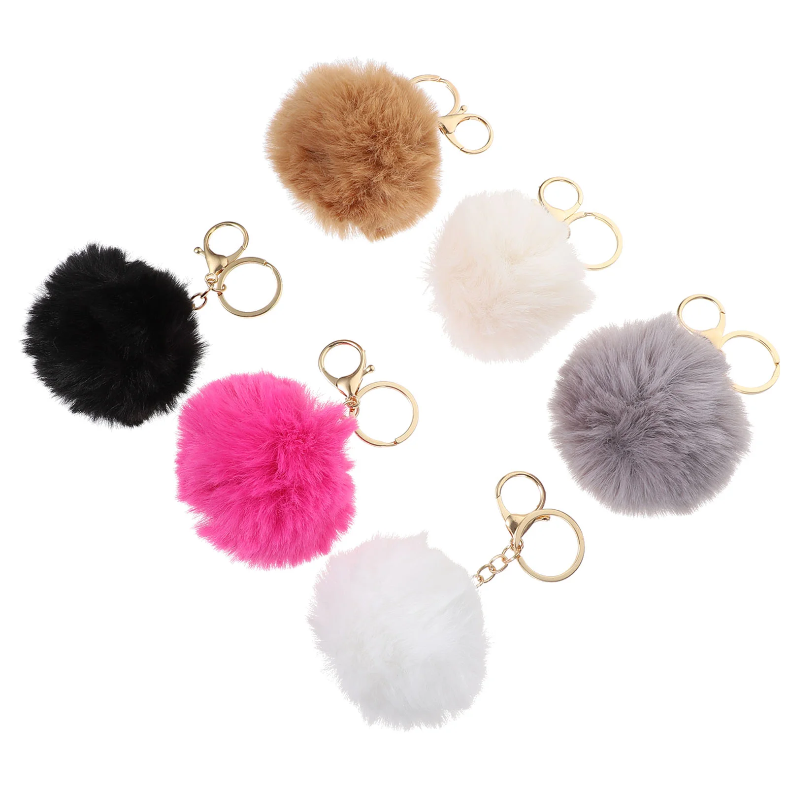 

6 шт., декоративные брелки для ключей