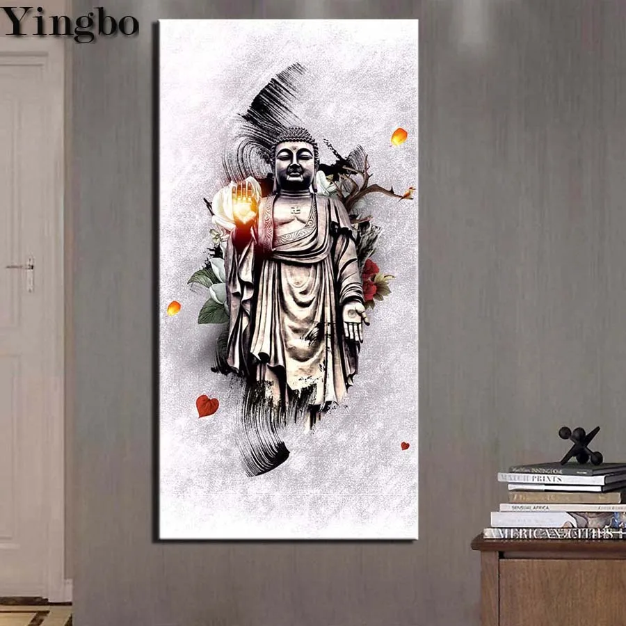 

large 5d diy diamond painting Abstract Buddha full square/round diamond embroidery rhinestone painting mosaic kit decor