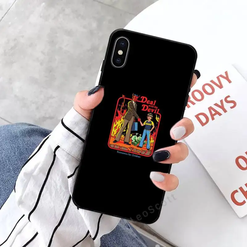 

Funny Halloween Satan Lets Sacrifice Phone Case for iPhone 11 12 mini pro XS MAX 8 7 6 6S Plus X 5S SE 2020 XR