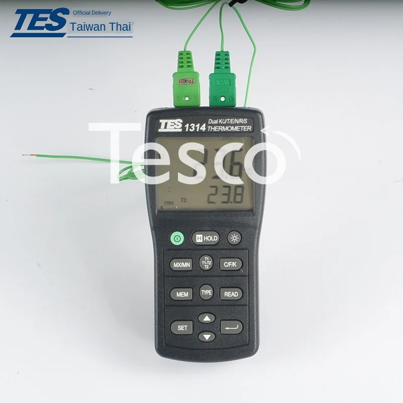 TES 1314 прибор для измерения температуры термометр термопары Высокоточный