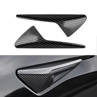 2021 new 2pcs side markers turn signal covers abs side camera fender overlay direct for tesla model 3 x s 2013 2014 2015 2016