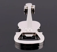 originality violin bottle opener metal key buckle portable kitchen tool wedding party favor guitar wine openers wholesale