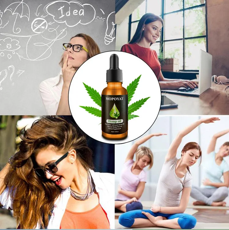 Органическое масло конопли 30% КБР семян облегчение уменьшение тревоги сна 30 мл| |