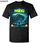 Забавная футболка Megalodon с изображением акулы Мег, размер M 23XXL, крутая Повседневная мужская футболка, новая модная футболка, свободный размер, топ sbz8414