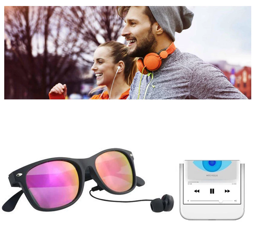 Бренд Conway, дизайнерские солнцезащитные очки, наушники, Bluetooth, беспроводные музыкальные очки, свободные руки, совместимы с iPhone, samsung, Android