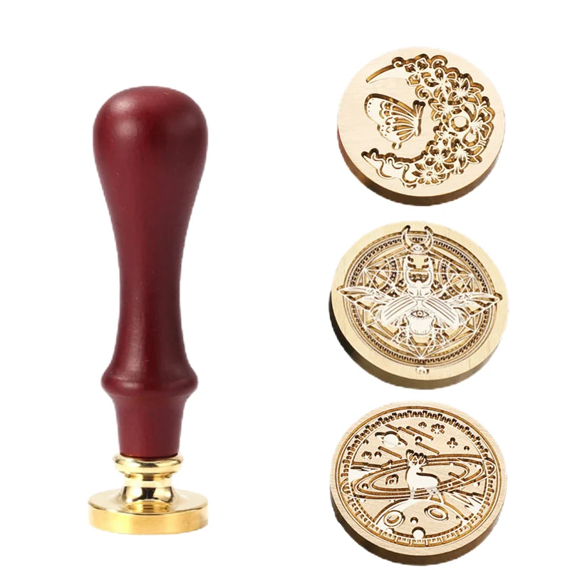 

Sealing Wax Stamp DIY Vintage Metal Card Making Wax Seal Stamp Handicraft Envelopes Wedding Invitations Decorating Hobbies