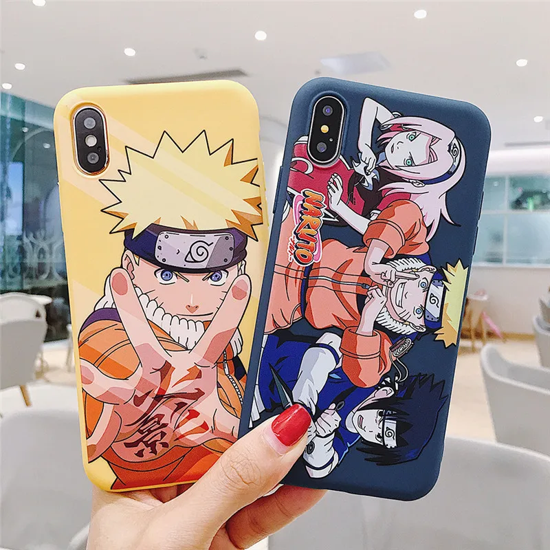 Мультяшные Чехлы Uzumaki Naruto для телефонов iPhone 11 pro 6S 7 8 Plus X силиконовый мягкий чехол
