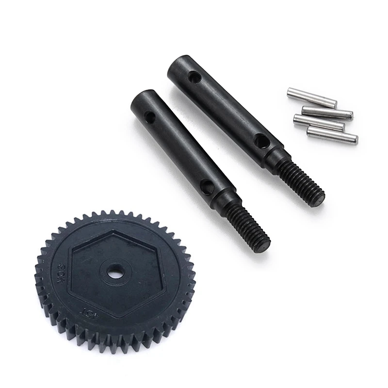 

1P Metal Spur Gear 45T 0.8M(32P) 8053 RC CAR PART with Hard Steel Front Rear Portal Stub Axle Drive Gear Shaft