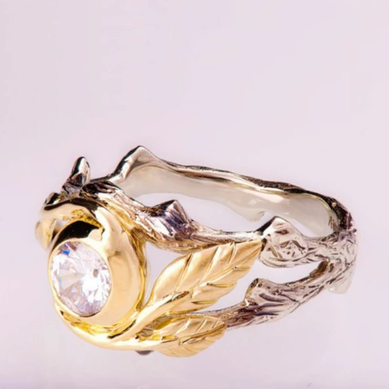 2020 новое Золотое кольцо для разделения веток женщин Европейское и американское