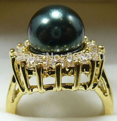 Бесплатная доставка Настоящее черное Южное море жемчужное высококачественное