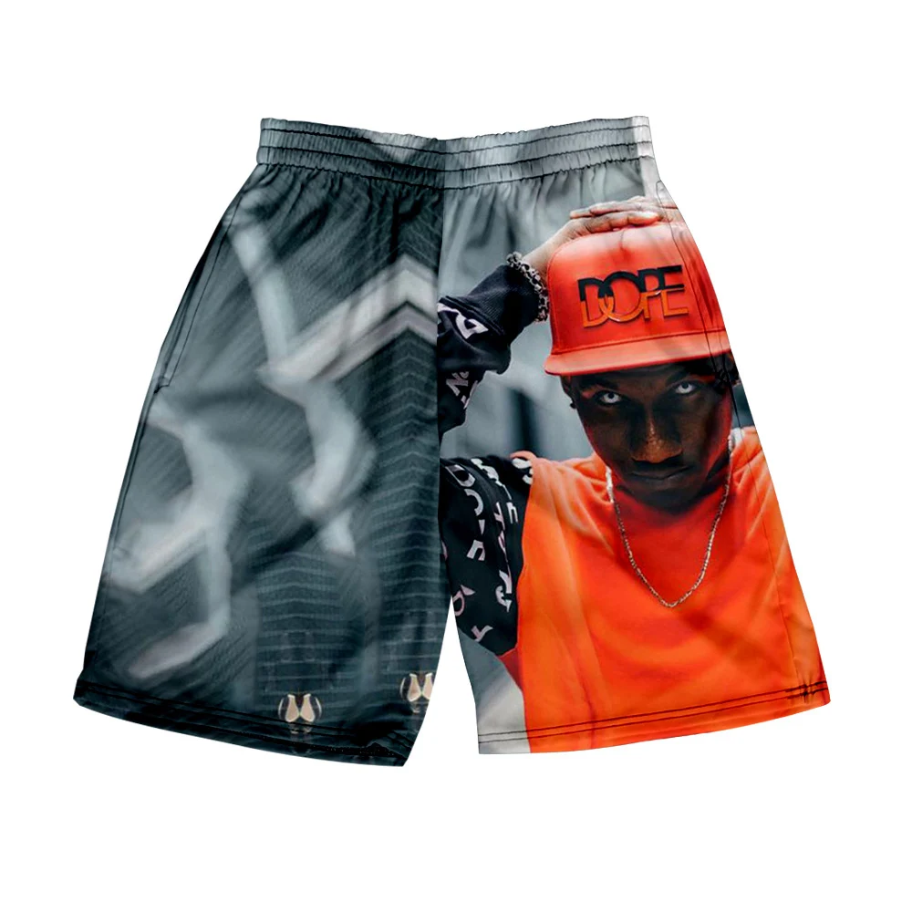

Hopsin, летние праздничные женские и мужские футболки с 3D принтом, с эластичной талией, в японском стиле, Повседневная Уличная одежда, стильная ...